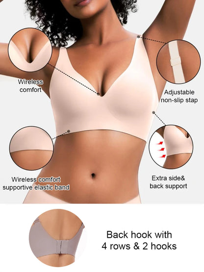 CloudLift™ Seamless Wireless Bra - The "Invisible" Support Bra